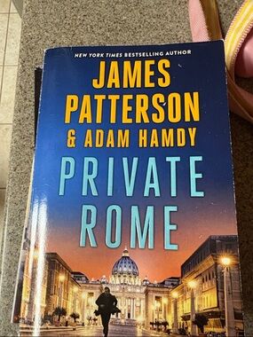 Hachette James Patterson Private Rome - Blue Cover with Yellow Title